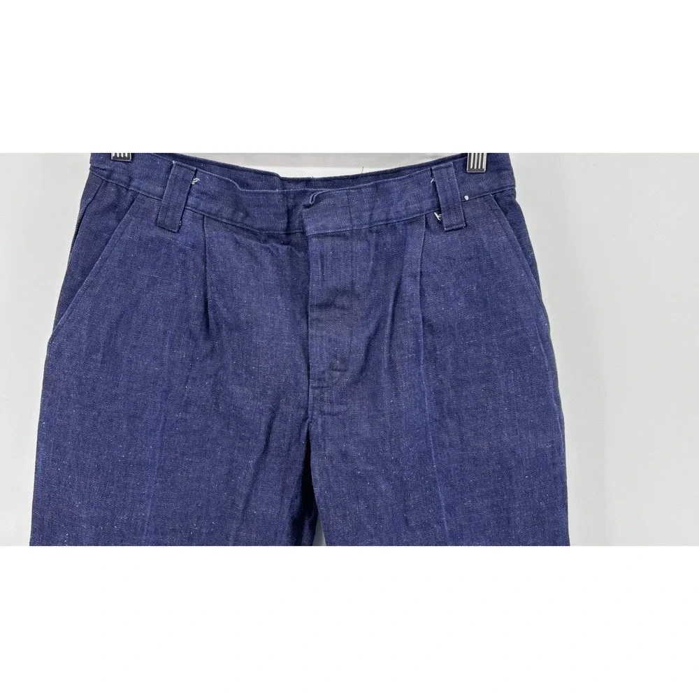 Vintage Sailor Jeans Mens 29x31 Dark Denim Bell Bottom Hippie Seafarer Style USA